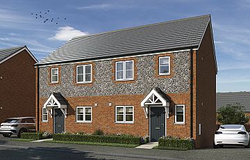 3 bedroom houses - artist's impression subject to change